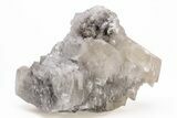 Lustrous, Pagoda Calcite Crystal Cluster - Spain #219063-1
